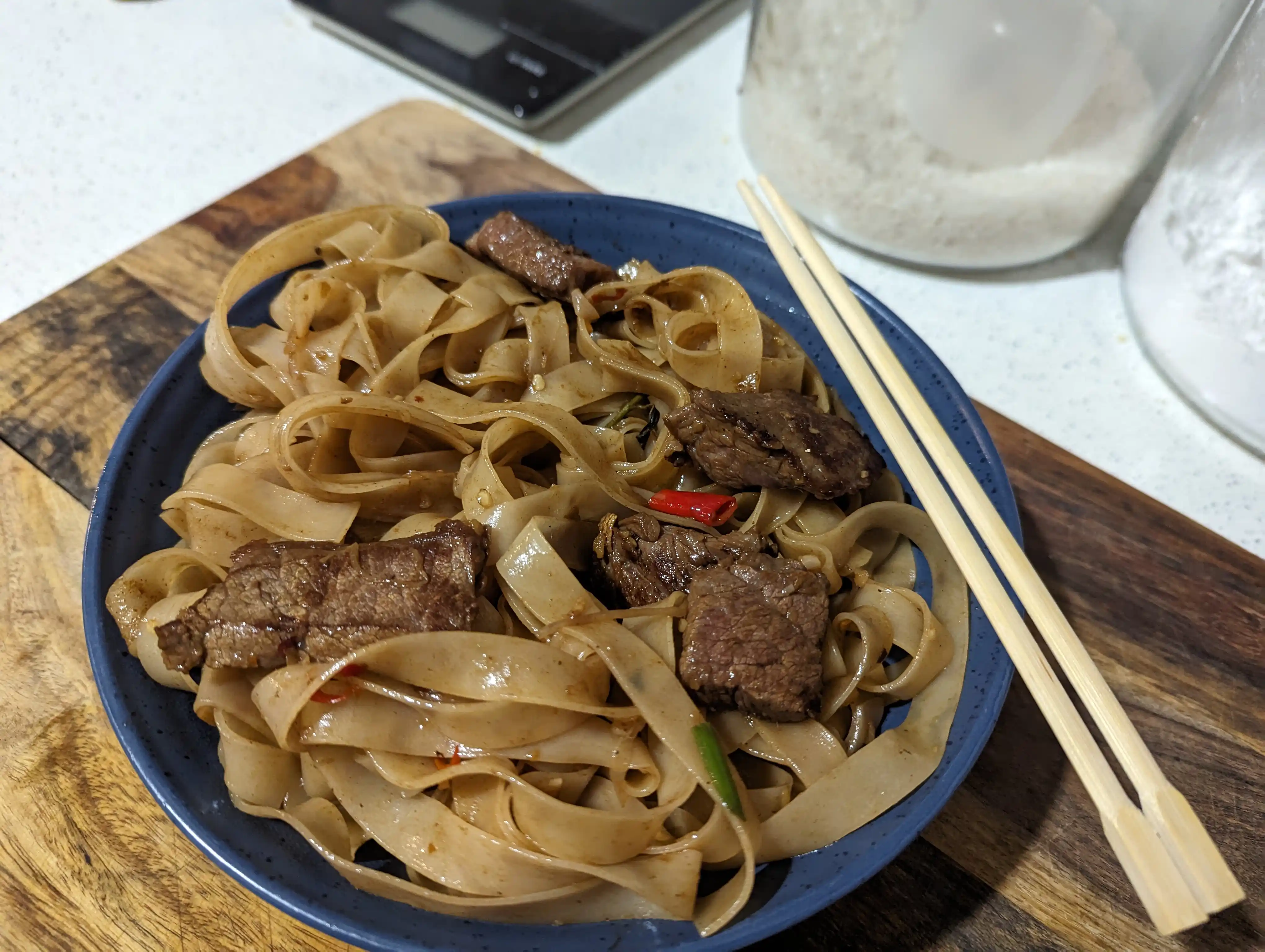bowl of Drunken Noodles